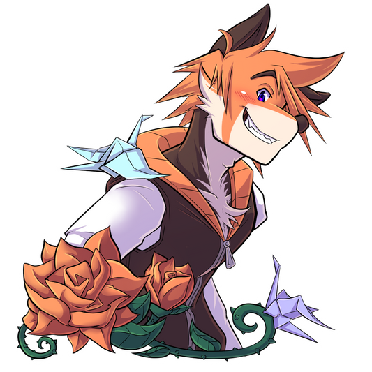 Owen Flower Sticker